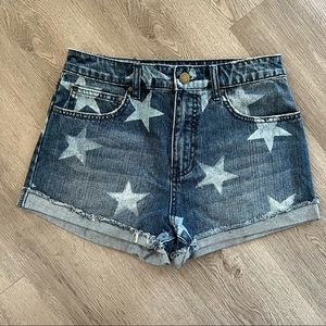 Denim Star Billabong Cuffed Shorts